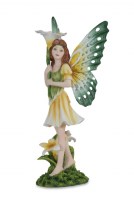 Les Alpes - Fata dei Fiori Daria - Resina - dipinto a mano